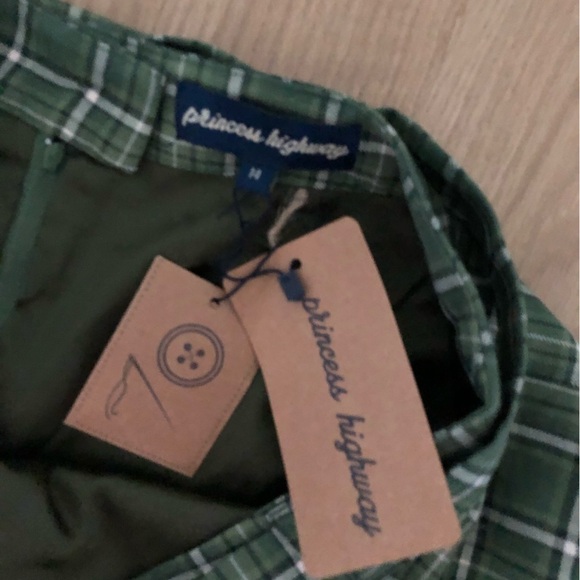 ModCloth Princess Highway|Olive plaid mini skirt!Clueless 90’s style 🫶🏻NWT - Picture 5 of 14